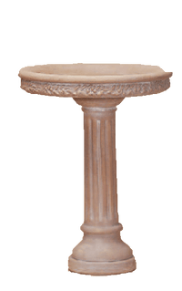 Thumbnail for Olivia Bird Bath Cast Stone Outdoor Asian Collection BirdBath Tuscan 