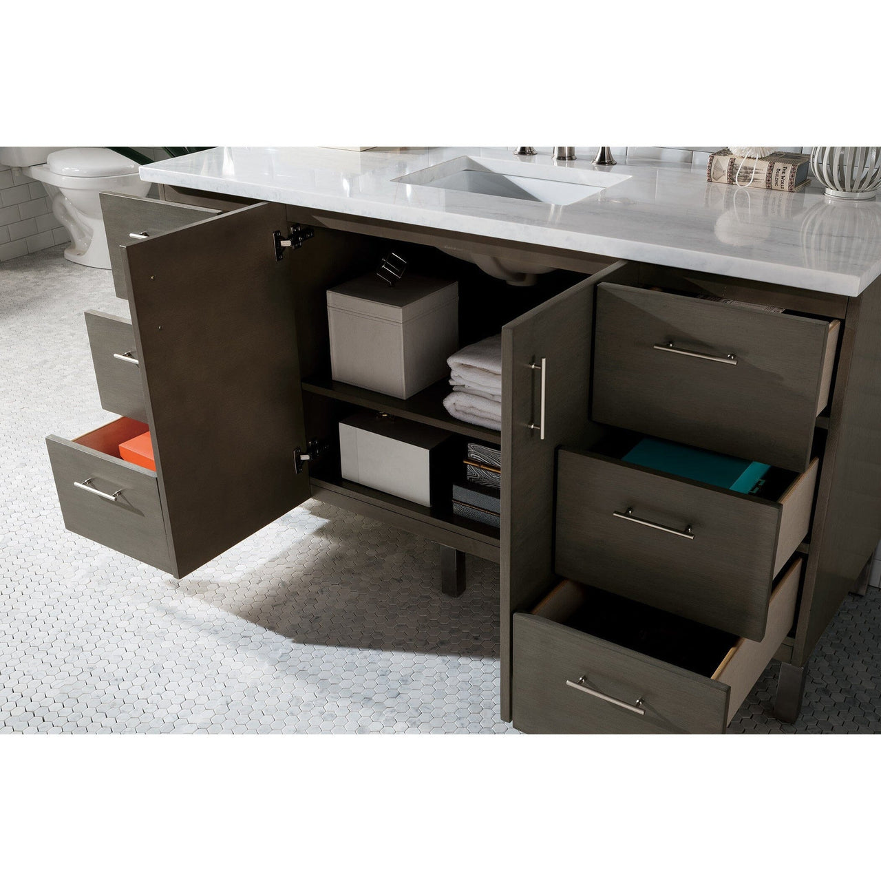 James Martin Metropolitan 60" Single Vanity Vanity James Martin 
