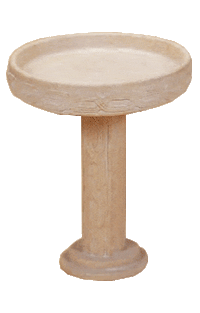 Thumbnail for Garden Bird Bath Cast Stone Outdoor Asian Collection BirdBath Tuscan 