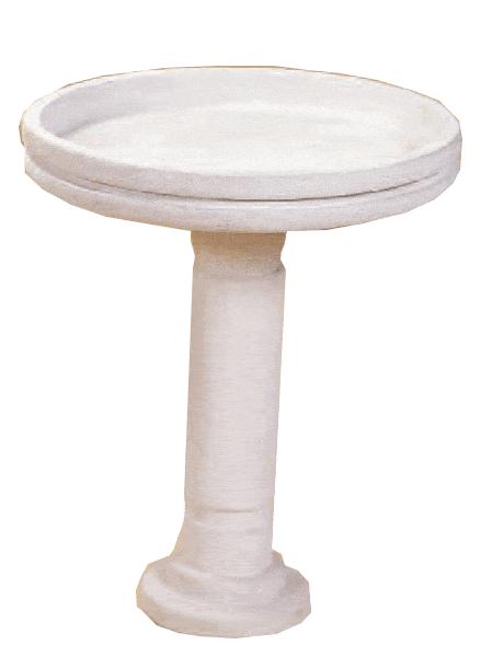 Deco Bird Bath Cast Stone Outdoor Asian Collection BirdBath Tuscan 