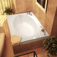 Thumbnail for Atlantis Whirlpools 4384VAL Vogue 43 x 84 Rectangular Air Jetted Bathtub Whirlpool Bathtub Atlantis 