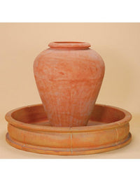 Thumbnail for Anfora Tall Nuova Cast Stone Outdoor Fountain Pond Fountain Tuscan 
