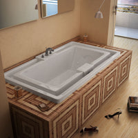 Thumbnail for Atlantis Whirlpools 4678IWR Infinity 46 x 78 Endless Flow Whirlpool Jetted Tub Whirlpool Bathtub Atlantis 
