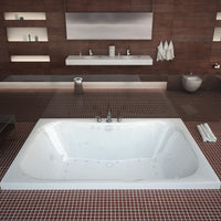 Thumbnail for Atlantis Whirlpools 4860NDL 40 x 60 Rectangular Air & Whirlpool Jetted Bathtub Whirlpool Bathtub Atlantis 