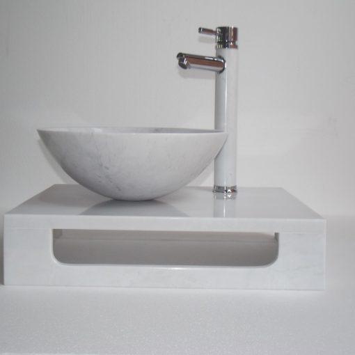 Eviva Grail 23 in. Marble Vessel Sink Bathroom Vanity Eviva 