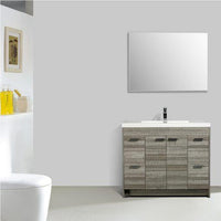 Thumbnail for Eviva Lugano 48″ Modern Bathroom Vanity w/ White Integrated Top Vanity Eviva 