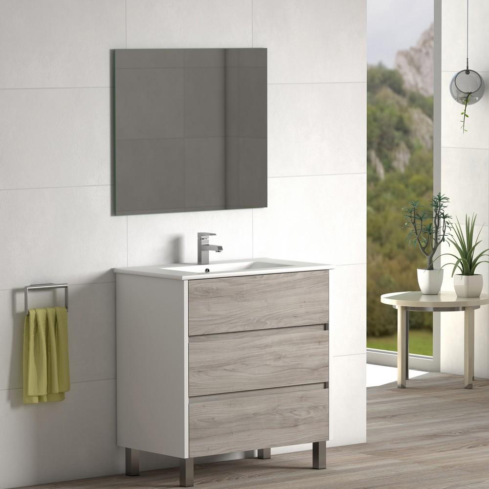 Eviva Majesty 32″ Bathroom Vanity with White Integrated Sink Vanity Eviva 