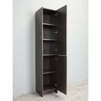 Thumbnail for Eviva Lugano 16 Inch Modern Bathroom Linen Side Cabinet Storage, Rosewood Linen Cabinet Eviva 