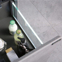 Thumbnail for Eviva Vista 40″ Concrete Grey Bathroom Vanity Vanity Eviva 