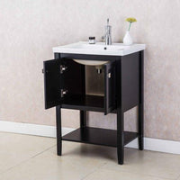 Thumbnail for Eviva Tiblisi 24″ Modern/Transitional Bathroom Vanity with White Porcelain Sink Vanity Eviva 