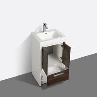 Thumbnail for Eviva Grace 24 in. White Bathroom Vanity with White Integrated Acrylic Countertop Vanity Eviva 
