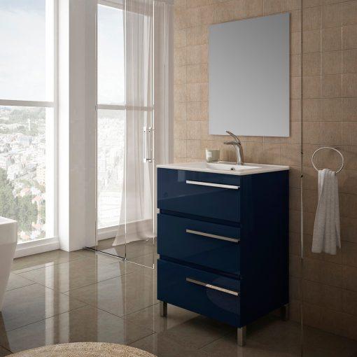 Eviva Olivia 28 inch Marino Blue Free standing Bathroom Vanity Vanity Eviva 