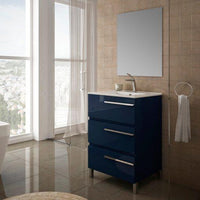 Thumbnail for Eviva Olivia 28 inch Marino Blue Free standing Bathroom Vanity Vanity Eviva 