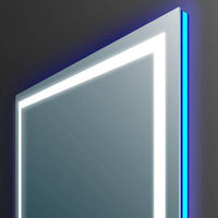 Thumbnail for Eviva EVMR52 Deco Piece Wall Mounted Lighted Bathroom Vanity, Backlit LED Mirror with Frame Lights Bathroom Vanity Eviva 