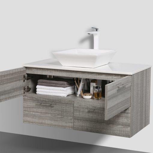 Eviva Luxury 40 inch bathroom vanity with Porcelain vessel sink Vanity Eviva 
