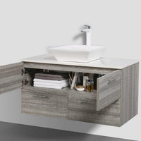 Thumbnail for Eviva Luxury 40 inch bathroom vanity with Porcelain vessel sink Vanity Eviva 
