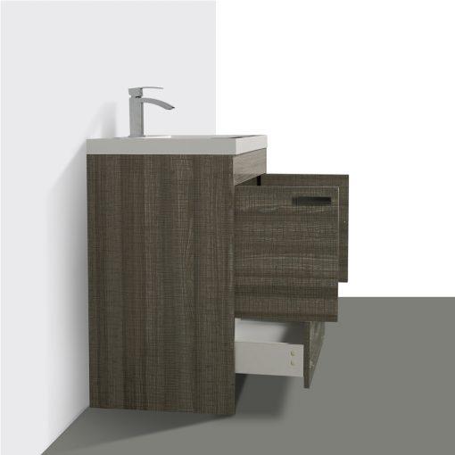 Eviva Lugano 30″ Modern Bathroom Vanity w/ White Integrated Top Vanity Eviva 