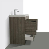 Thumbnail for Eviva Lugano 30″ Modern Bathroom Vanity w/ White Integrated Top Vanity Eviva 