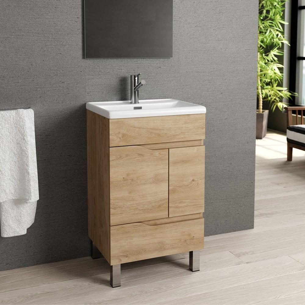 Eviva Charm 20″ Bathroom Vanity With White Integrated Porcelain Sink Vanity Eviva 