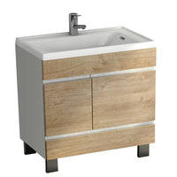 Thumbnail for Eviva Petite Plus 24″ Vanity with Porcelain sink Vanity Eviva White/Oak 