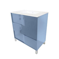 Thumbnail for Eviva Toronto 32″ Blue Free standing Bathroom Vanity with White Porcelain Sink Vanity Eviva 