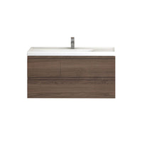 Thumbnail for Eviva Roxy 39″ Natural Oak Vanity with Porcelain sink Vanity Eviva 