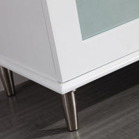 Thumbnail for Eviva Tux® 36″ White Transitional Bathroom Vanity with White Integrated Sink Vanity Eviva 