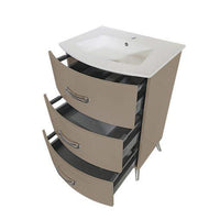 Thumbnail for Eviva Bari 24″ Freestanding Bathroom Vanity with Integrated White Porcelain Sink Vanity Eviva 