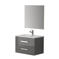 Thumbnail for Eviva Astoria® 28″ Modern Bathroom Vanity with White Integrated Porcelain Sink Vanity Eviva Grey 