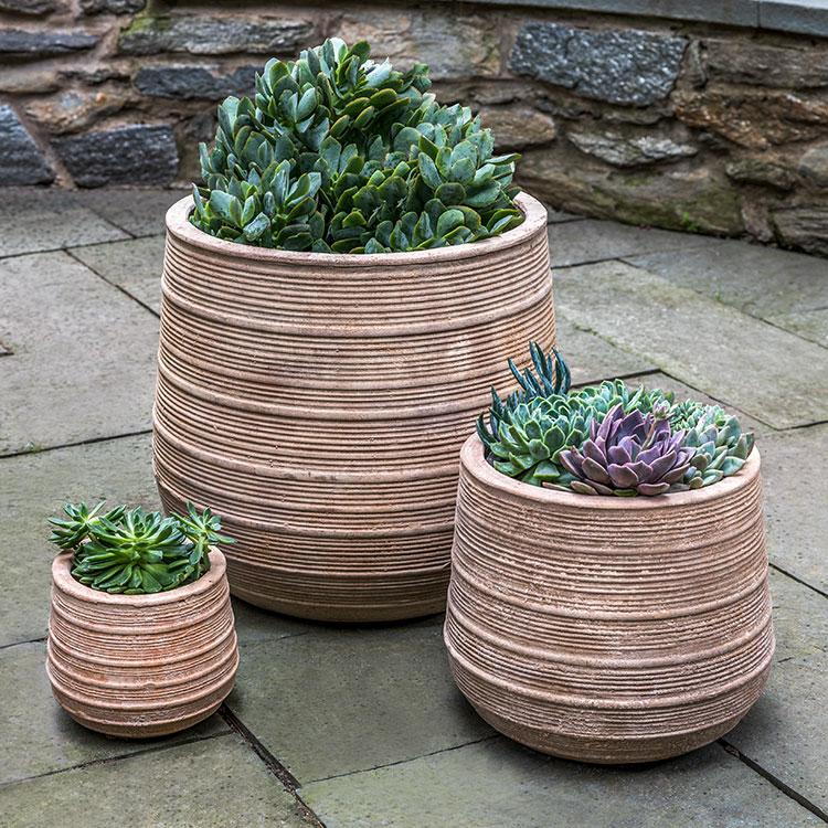 Campania International Madera Planter Planter Campania International Antico Terra Cotta Medium 