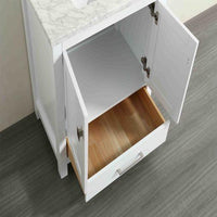 Thumbnail for Eviva Aberdeen 30″ Transitional Bathroom Vanity w/ White Carrara Top Vanity Eviva 