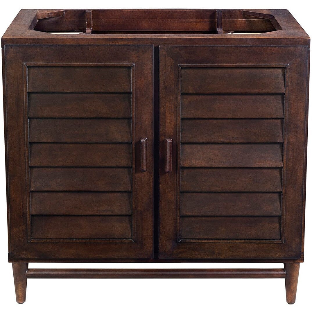 James Martin Portland 36" Single Vanity Vanity James Martin Burnished Mahogany Cabinet Only 