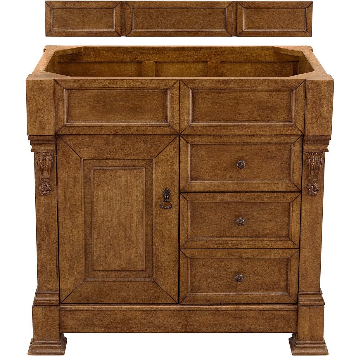 James Martin Brookfield 36" Single Vanity Vanities James Martin Country Oak Cabinet Only 