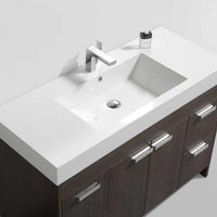 Thumbnail for Eviva Lugano 48″ Modern Bathroom Vanity w/ White Integrated Top Vanity Eviva 