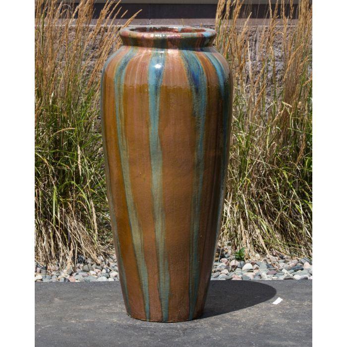 Oil Jar FNT50034 Ceramic Vase Complete Fountain Kit Vase Fountain Blue Thumb 