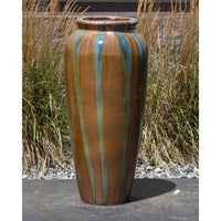 Thumbnail for Oil Jar FNT50034 Ceramic Vase Complete Fountain Kit Vase Fountain Blue Thumb 