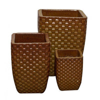 Thumbnail for Luna FNT50052 Ceramic Triple Vase Complete Fountain Kit Vase Fountain Blue Thumb 