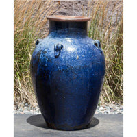 Thumbnail for Amphora FNT50099 Ceramic Vase Complete Fountain Kit Vase Fountain Blue Thumb 