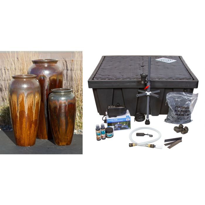 Oil Jar Fountain Kit - FNT50361 Vase Fountain Blue Thumb 