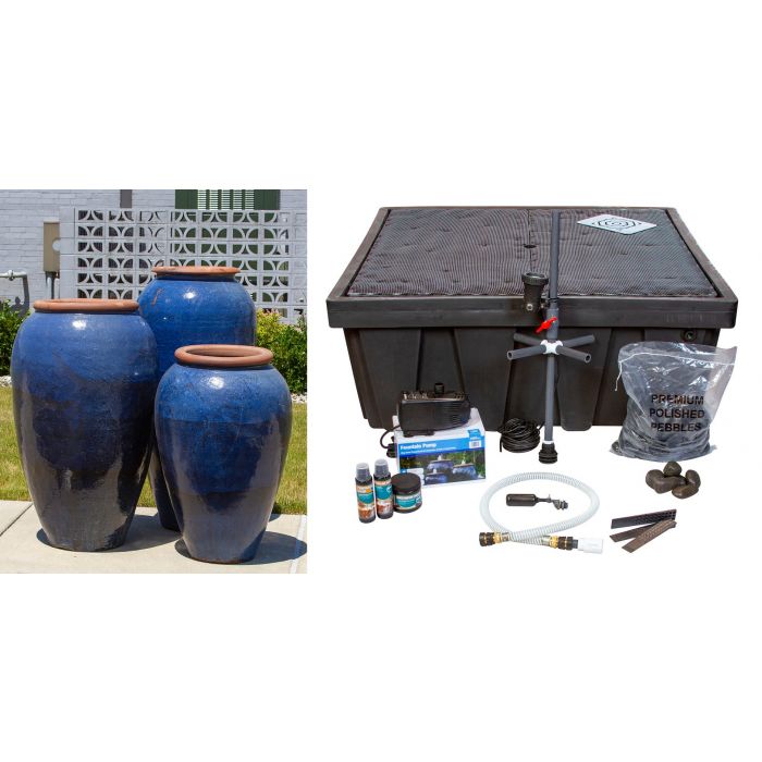 Tuscany Fountain Kit - FNT50443 Vase Fountain Blue Thumb 
