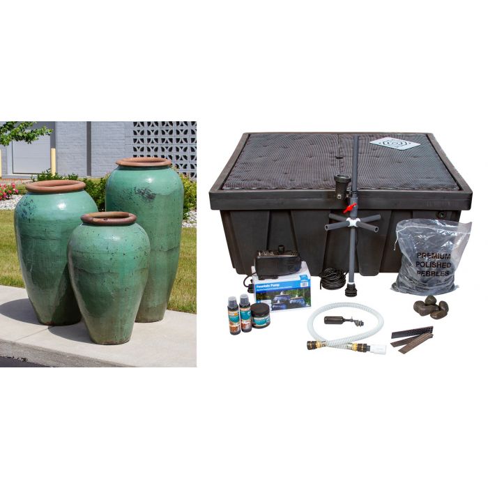 Tuscany Fountain Kit - FNT50446 Vase Fountain Blue Thumb 