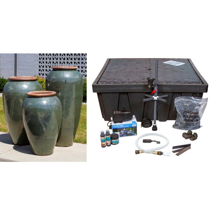 Tuscany Fountain Kit - FNT50447 Vase Fountain Blue Thumb 