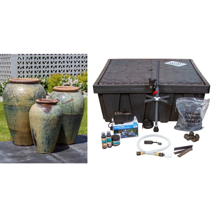 Tuscany Fountain Kit - FNT50473 Vase Fountain Blue Thumb 