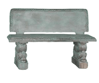Thumbnail for Adriatic Outdoor Cast Stone Garden Bench Benches Tuscan 