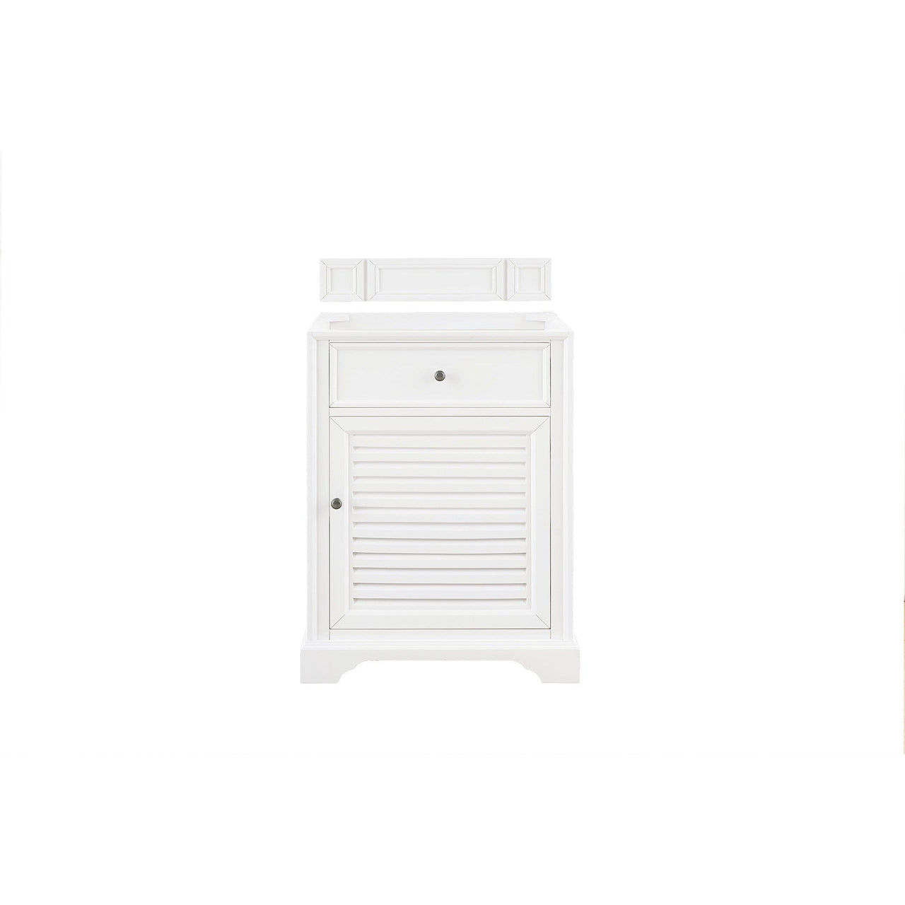 James Martin Savannah 26" Single Vanity Vanity James Martin Bright White Cabinet Only 