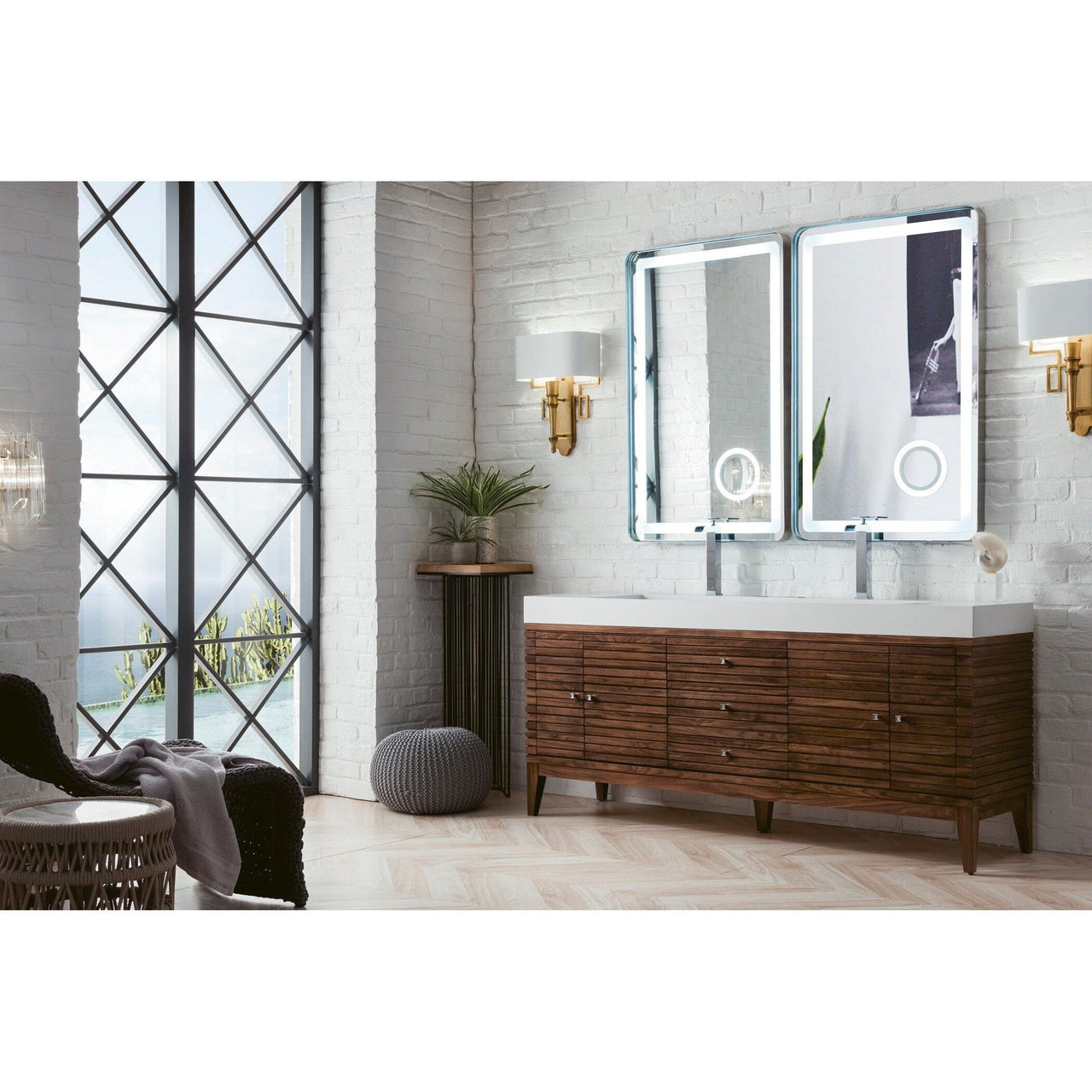 James Martin Linear 72" Double Vanity Vanity James Martin 
