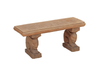 Thumbnail for Bunny Outdoor Cast Stone Garden Bench Benches Tuscan 