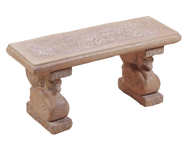 Duck Outdoor Cast Stone Garden Bench Benches Tuscan 