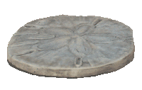 Thumbnail for Sand Dollar Cast Stone Outdoor Asian Collection Statues Collection Tuscan 