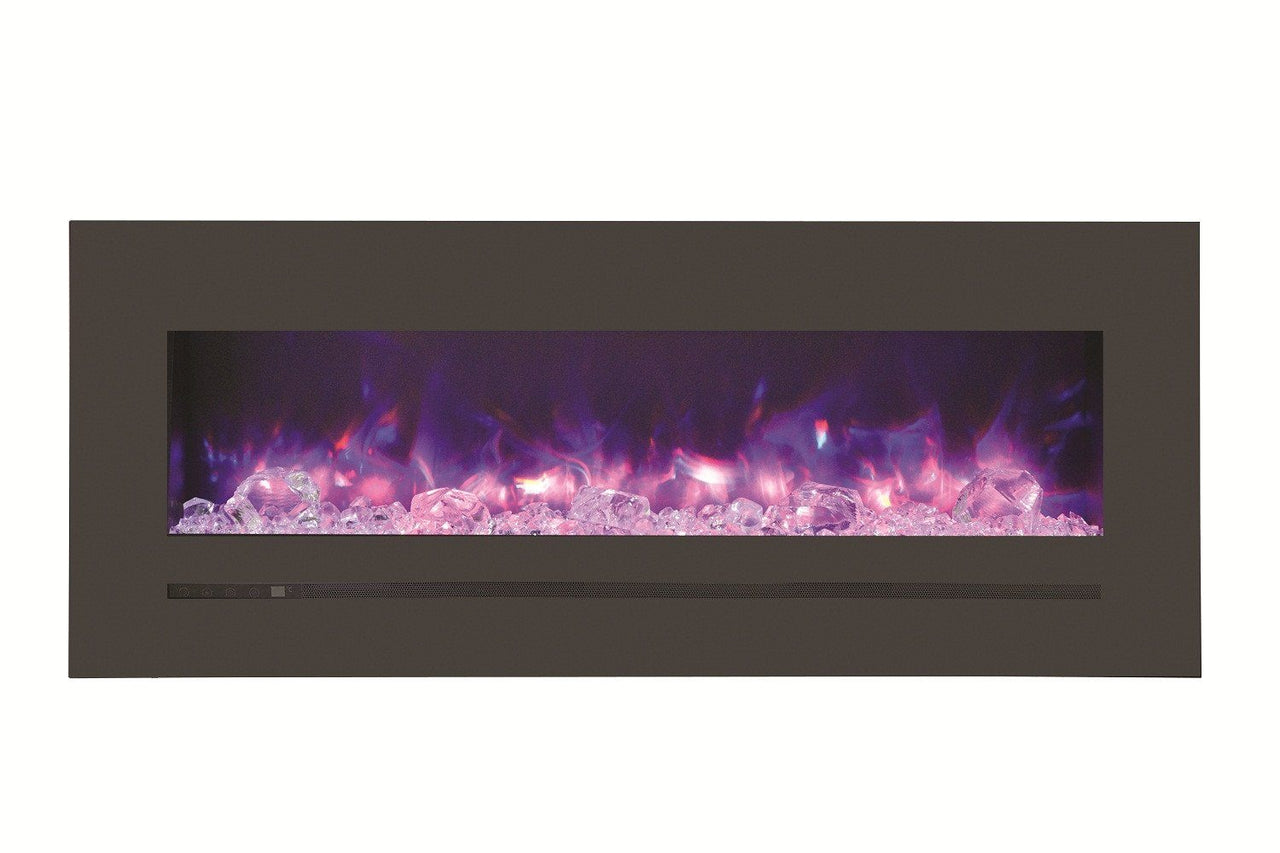 Amantii 8 PACK 48" Electric unit with a 55 x 23 steel surround $1099 each Electric Fireplace Amantii 